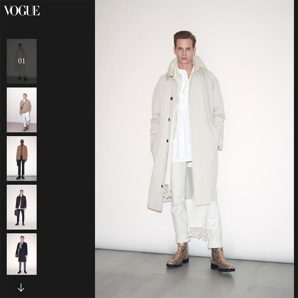 Tiger of Sweden AW19 @ VOGUE